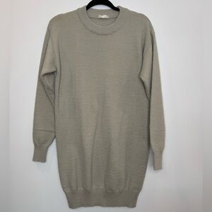 Womance cozy Gray Long Sleeve sweater knit Dress